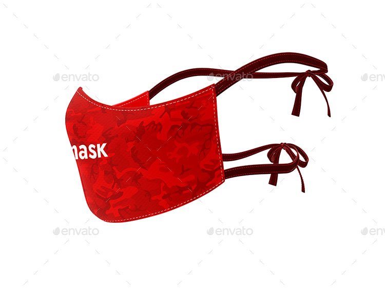 Face Mask Animation Mockup, Graphics GraphicRiver